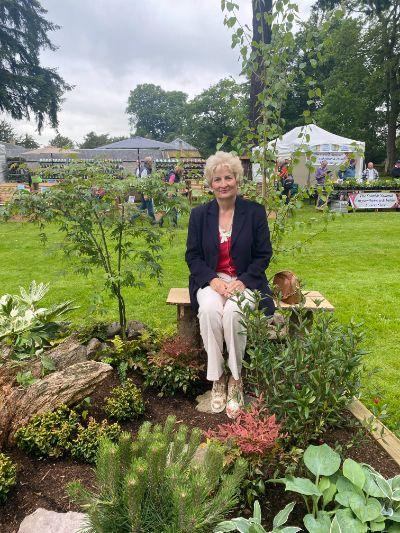 Lady Mansfield in Garden