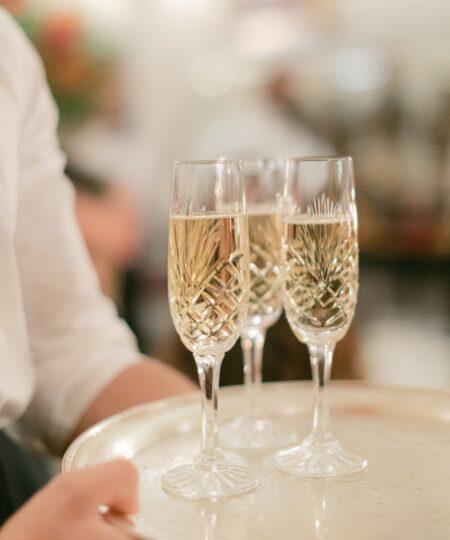 Champagne Glasses Photo Credit to Chloë Winstanley