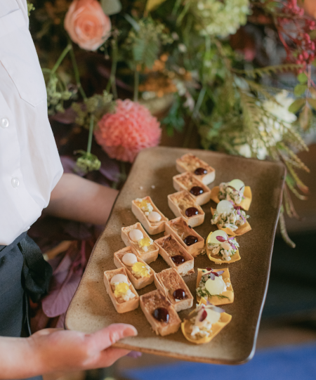 Canapes in the State Drawing Room
