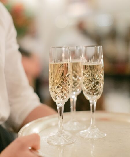 Champagne Glasses Photo Credit to Chloë Winstanley