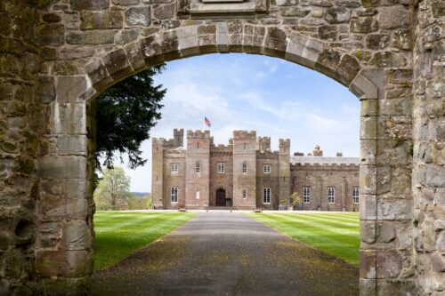 Scone Palace through the Ancient Archway