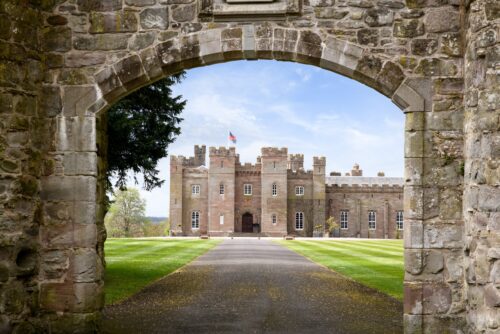 Scone Palace through the Ancient Archway