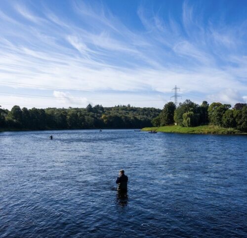 Fishing at Scone Beat