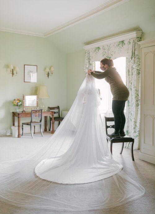 Bride Getting Ready in the Balvaird Apartment