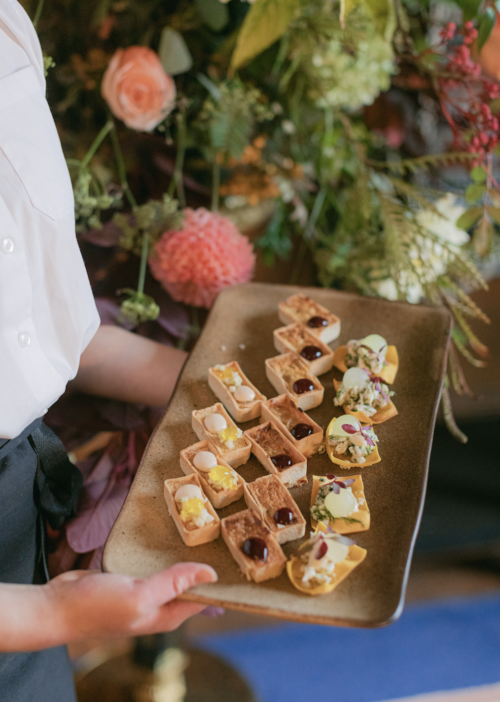 Canapes in the State Drawing Room
