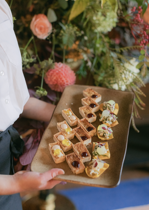 Canapes in the State Drawing Room