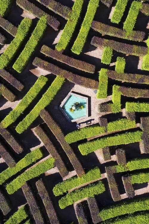Murray Star Maze, Aerial View