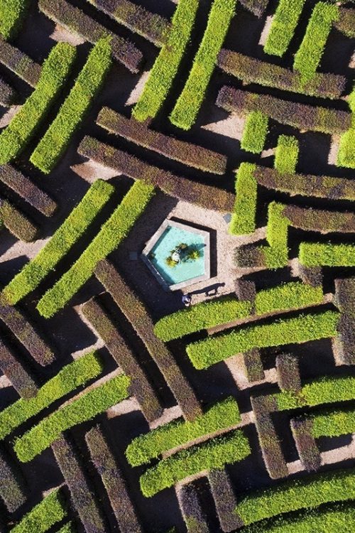 Murray Star Maze, Aerial View