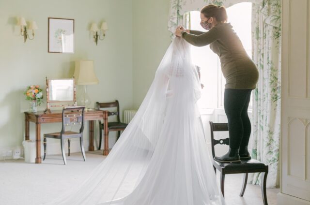 Bride Getting Ready in the Balvaird Apartment