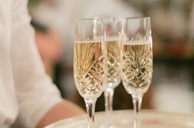 Champagne Glasses Photo Credit to Chloë Winstanley