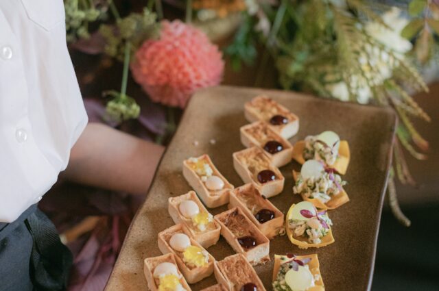 Canapes in the State Drawing Room