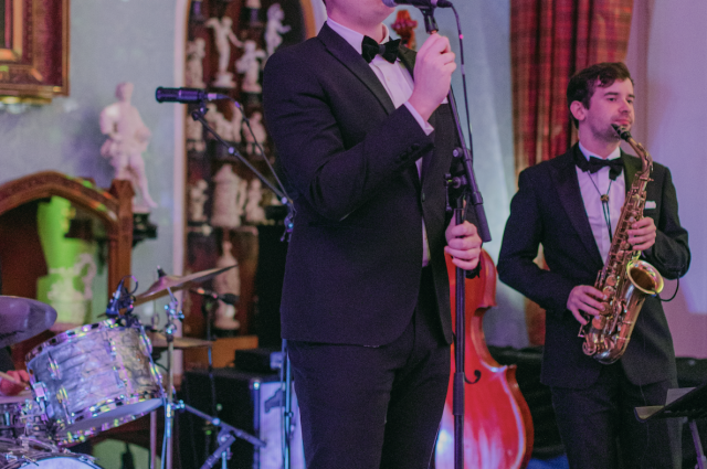 Band Performing in State Dining Room