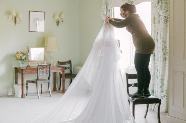 Bride Getting Ready in the Balvaird Apartment