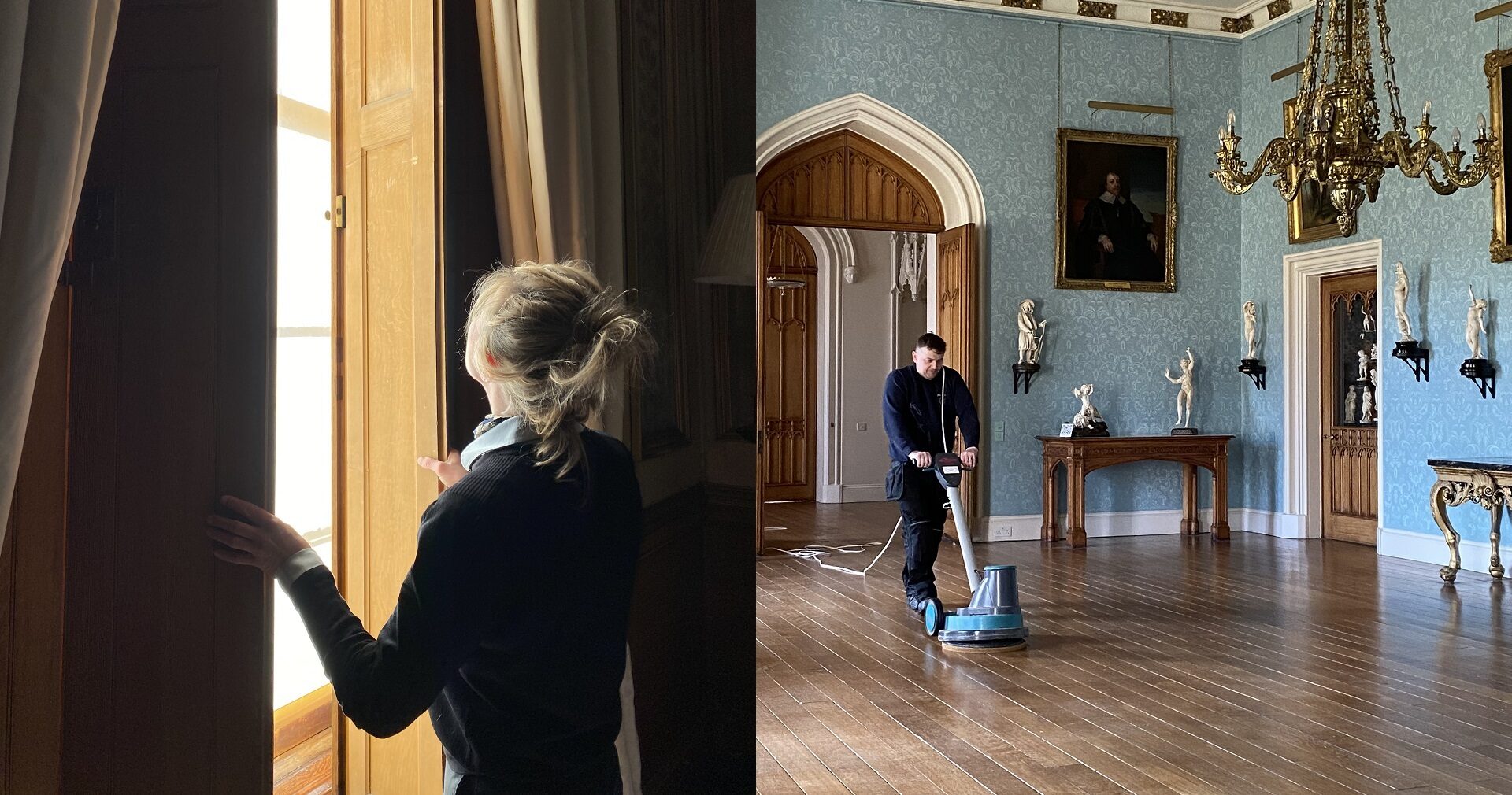 Palace awaits banner