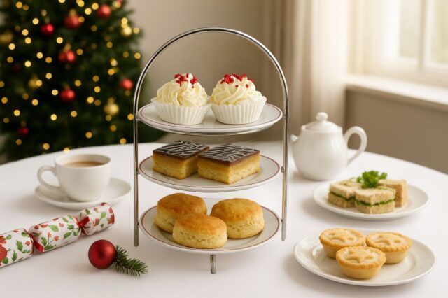 Christmas afternoon tea